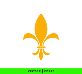 Heraldic icon vector logo design template