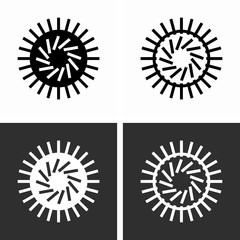 Coronavirus, a family of positive-sense, single-strained 40 viruses