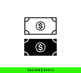 Pay icon vector logo design template flat style