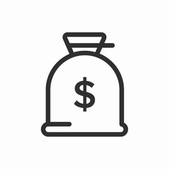 Cash money pouch drawstring bag