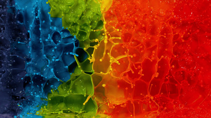 Abstract watercolor background with coloured spectrum