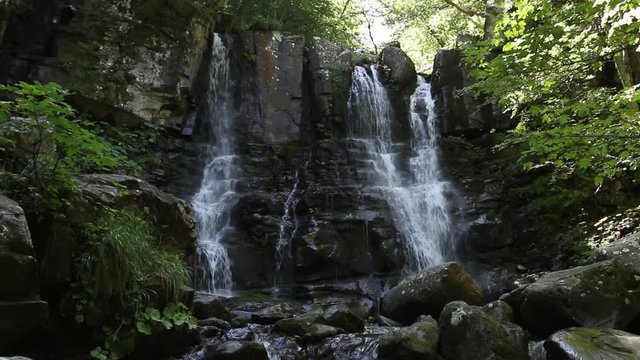 The Dardagna waterfalls are located in the upper Bolognese Apennines on the Dardagna stream, under the Corno alle Scale.