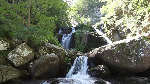 The Dardagna waterfalls are located in the upper Bolognese Apennines on the Dardagna stream, under the Corno alle Scale.