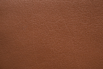 Brown leather texture background close up