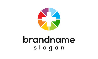 Fototapeta premium Health logo design vector