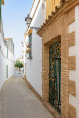 Niebla, typical town in southern Spain, in the province of Huelva. Andalusia