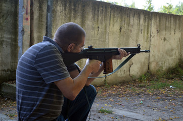 Unformal shooting range near Kiev. Myself