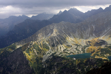 Autumn in the High Tatra Mountains, Valley of Five Polish Lakes, Poland