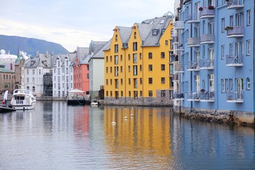 Alesund city, Norway