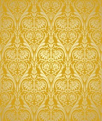 traditional paisley floral pattern , textile swatch , royal India	