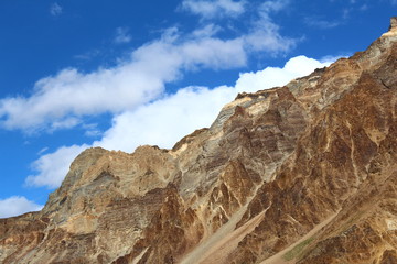 mountain landscape with clouds