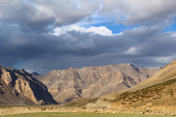 landscape with clouds 