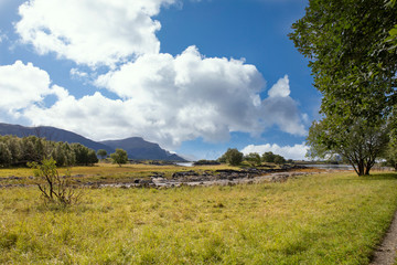 On a hike in pure North Norwegian nature