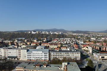 contemporary urban landscape of Bardejov
