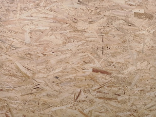 Pressed shavings board, irregular texture