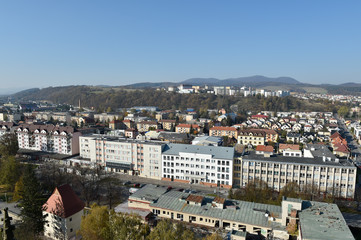 contemporary urban landscape of Bardejov