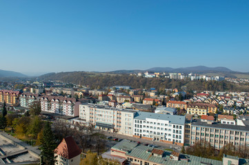 contemporary urban landscape of Bardejov