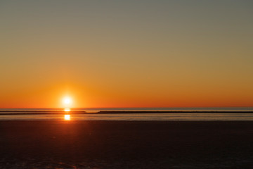 Sonnenuntergang an der Nordsee
