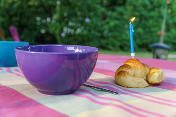 photo of a birthday crescent