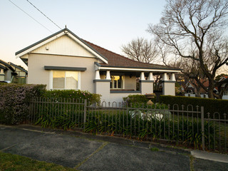 Suburban federation house in Sydney NSW Australia 