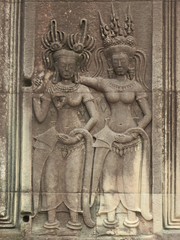 Devatas, Angkor Wat