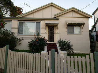 Suburban federation house in Sydney NSW Australia 