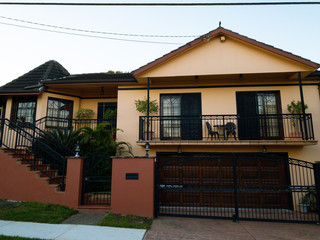 Suburban federation house in Sydney NSW Australia 
