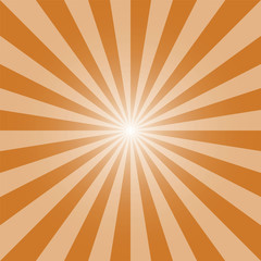 Sunburst background template. Deep yellow rectangular recto Sun rays backdrop. Ochre yellow sunbeam background design for various purposes.	