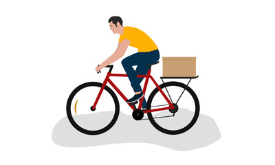 Delivery service in bicycles