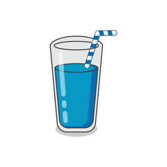 Illustration Vector Graphic Of Drinks In Glass, Suitable for soft drink design
