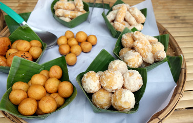 Thai style sweet dessert, Traditional Thai food style