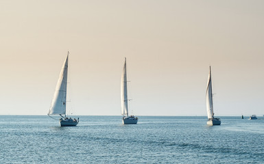 Segelboote auf der Ostsee