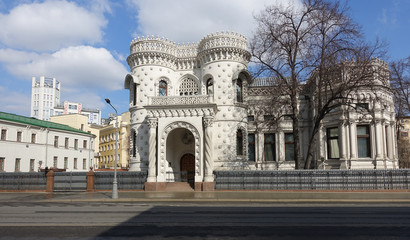 Obraz premium Arseny Morozov's mansion on Vozdvizhenka street in the center of Moscow. Reception House of the Government of the Russian Federation