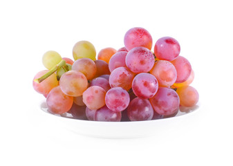 Grape isolated on white background.