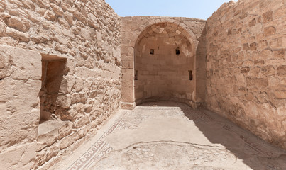 The house  of local government of Shivta - a national park in southern Israel, includes the ruins of an ancient Nabatean city in the northern Negev.