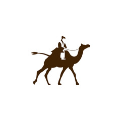 Camel animal logo design template