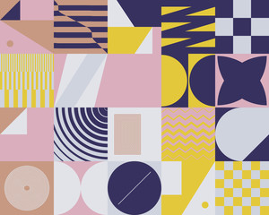 Obraz premium Neon Modernism Seampless Pattern Artwork Design