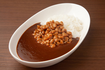 納豆カレー