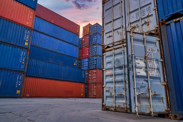 container site for logistics shipment service