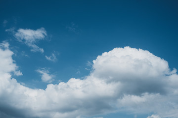 Naklejka na ściany i meble 뭉텅이 구름 하늘