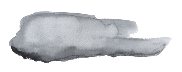 Abstract watercolor grey stain