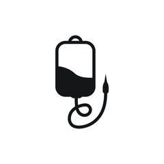 blood bag icon design black