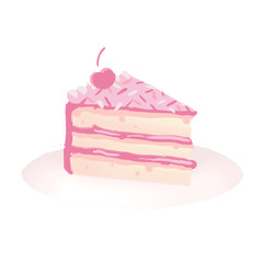 Pink Cherry Cake