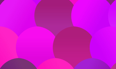 Fuchsia color circles abstract background. Great illustration for your needs.