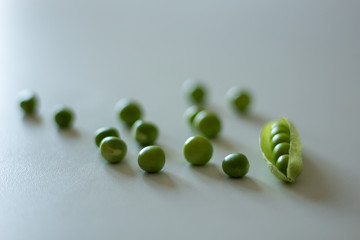 legumes vert petit pois blé graine