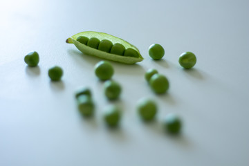 legumes vert petit pois blé graine