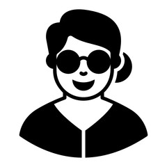 
solid vector design of library incharge, female librarian
