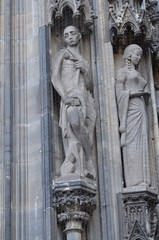 Obraz premium Cologne Cathedral. World Heritage - a Roman Catholic Gothic cathedral in Cologne