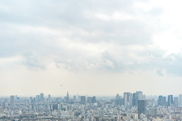 Tokyo, Japan - Mar 28, 2019:Asia business concept for real estate and corporate construction - panoramic modern city skyline aerial view of Ikebukuro in tokyo, Japan