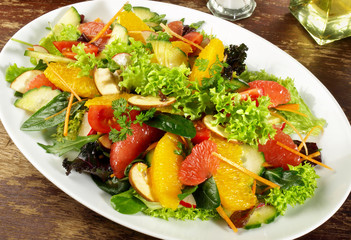Mixed Salad with Fruits